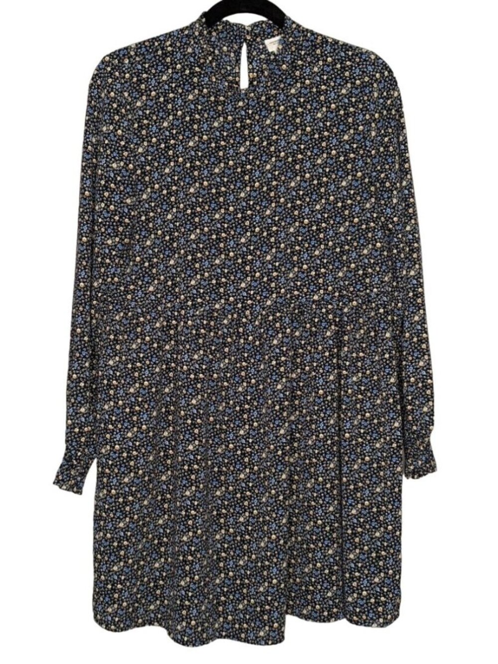 JACQUELINE de YONG long sleeve floral Piper Aline summer dress sz 36 US sz 6